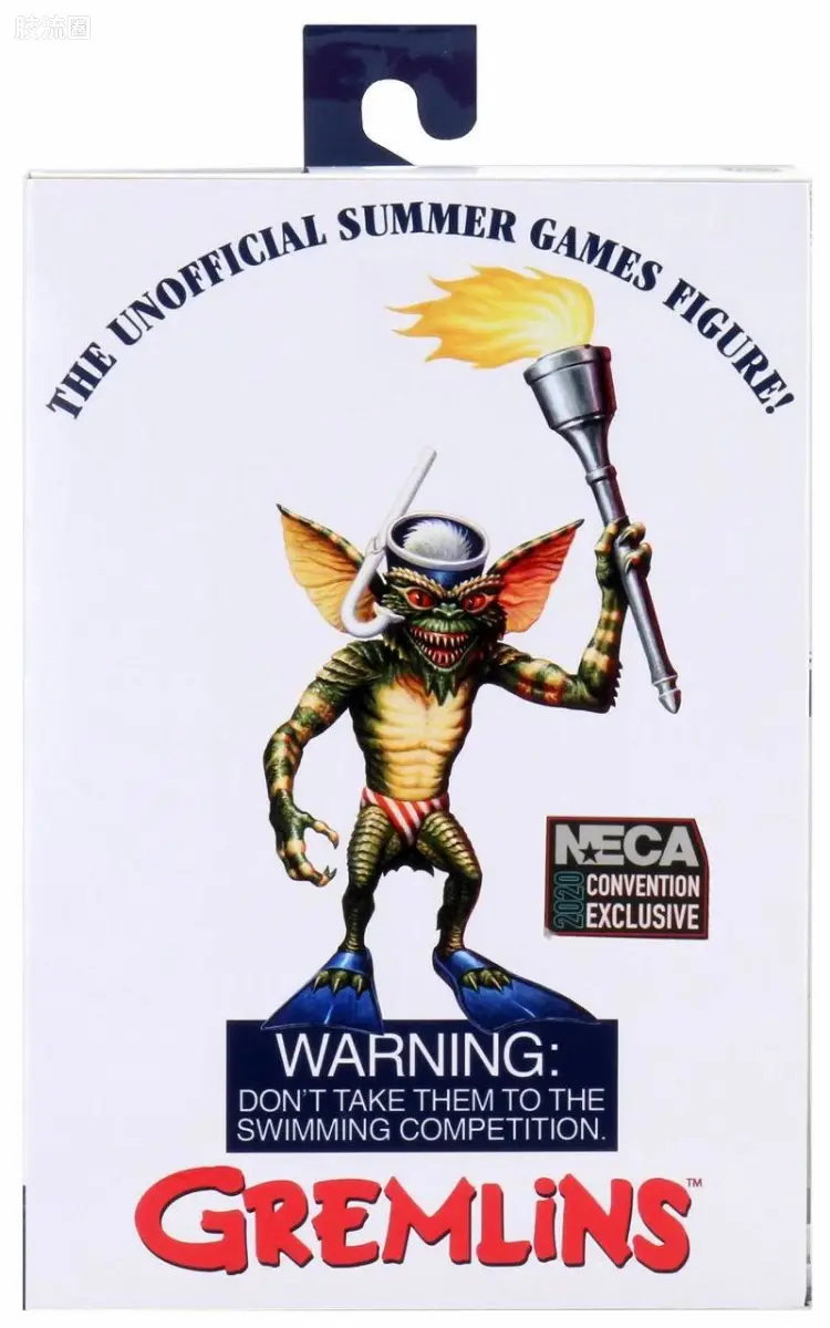 NECA 7寸可动人形系列 限定版 电影 小魔怪 魔怪(游泳版)