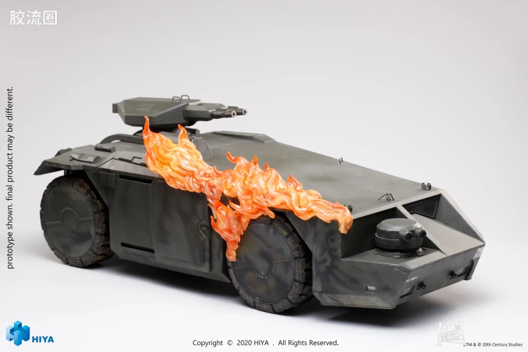 Hiya Toys/海雅 载具 电影 异形2 M577装甲运兵车(着火版)