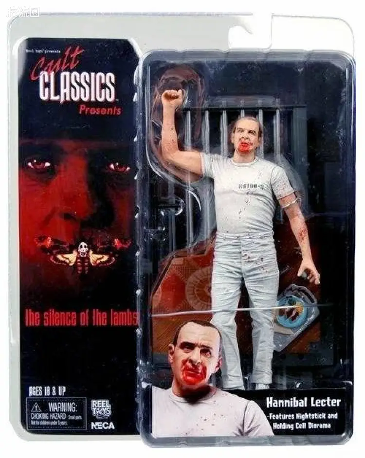 NECA 7寸可动人形系列 Cult Classics/崇拜经典系列 电影 沉默的羔羊 汉尼拔