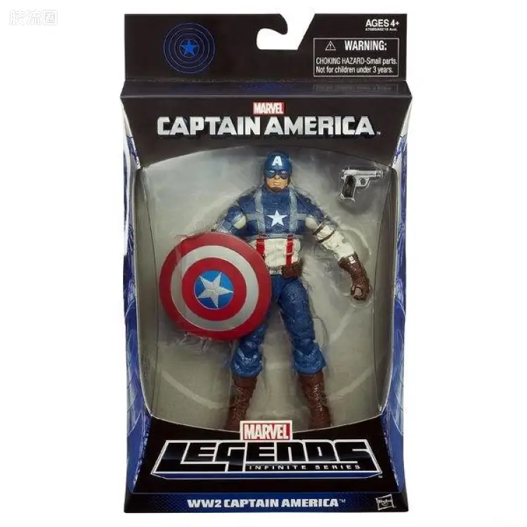 Marvel Legends/漫威传奇 可动人偶系列 Mandroid系列 电影版美国队长(第2世界大战版)