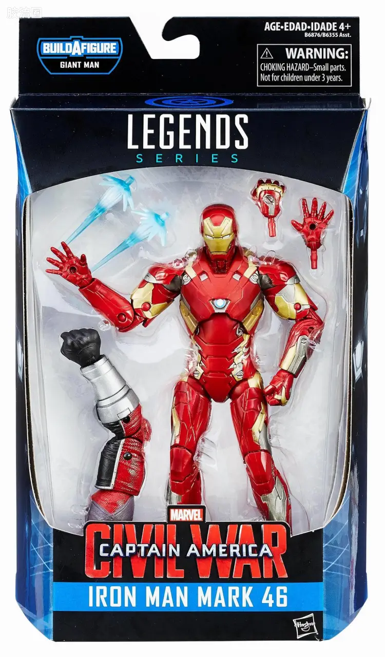 Marvel Legends/漫威传奇 可动人偶系列 巨人系列 电影 美国队长3 钢铁侠