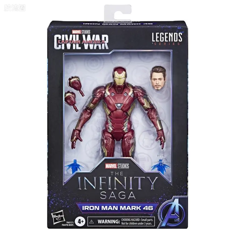 Marvel Legends/漫威传奇 可动人偶系列 漫威:无限传奇系列 电影 美队3 钢铁侠mk46