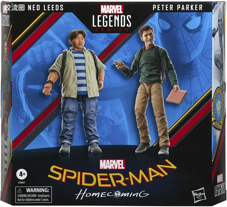 Marvel Legends/漫威传奇 可动人偶系列 60周年漫画 神奇蜘蛛系列 电影 蜘蛛侠:英雄归来 彼得&内德