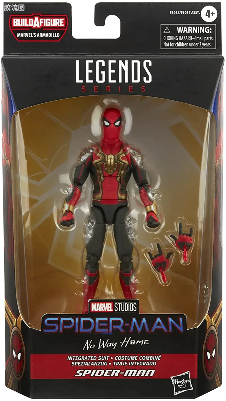 Marvel Legends/漫威传奇 可动人偶系列 犰狳系列 电影 蜘蛛侠:英雄无归 蜘蛛侠