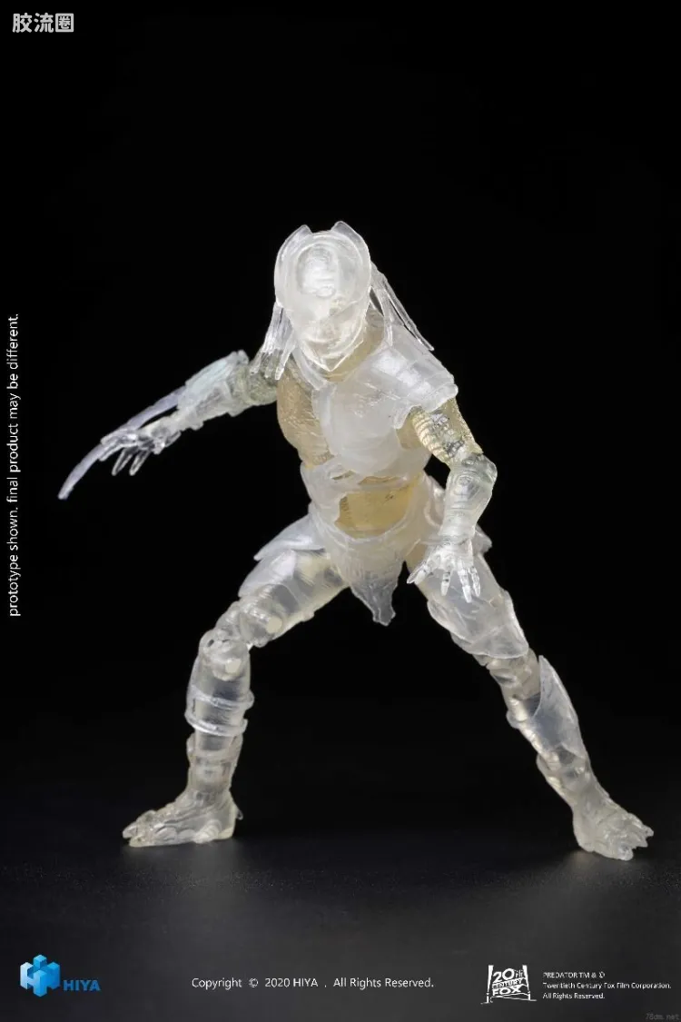 Hiya Toys/海雅 铁血战士 电影 铁血战士S 鹰面铁血战士(隐形版)