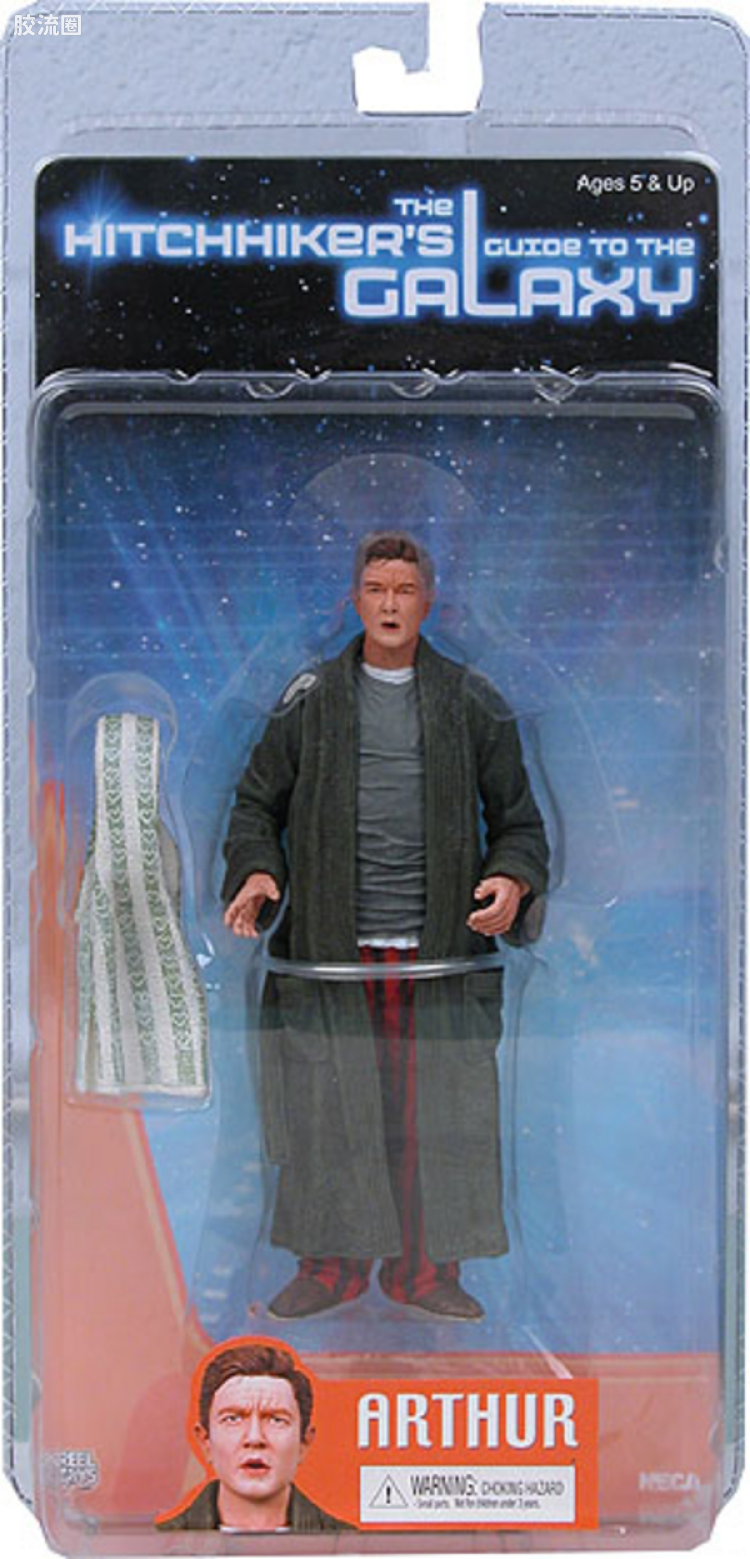 NECA 7寸可动人形系列 电影系列 电影 银河系漫游指南 阿瑟· 登特