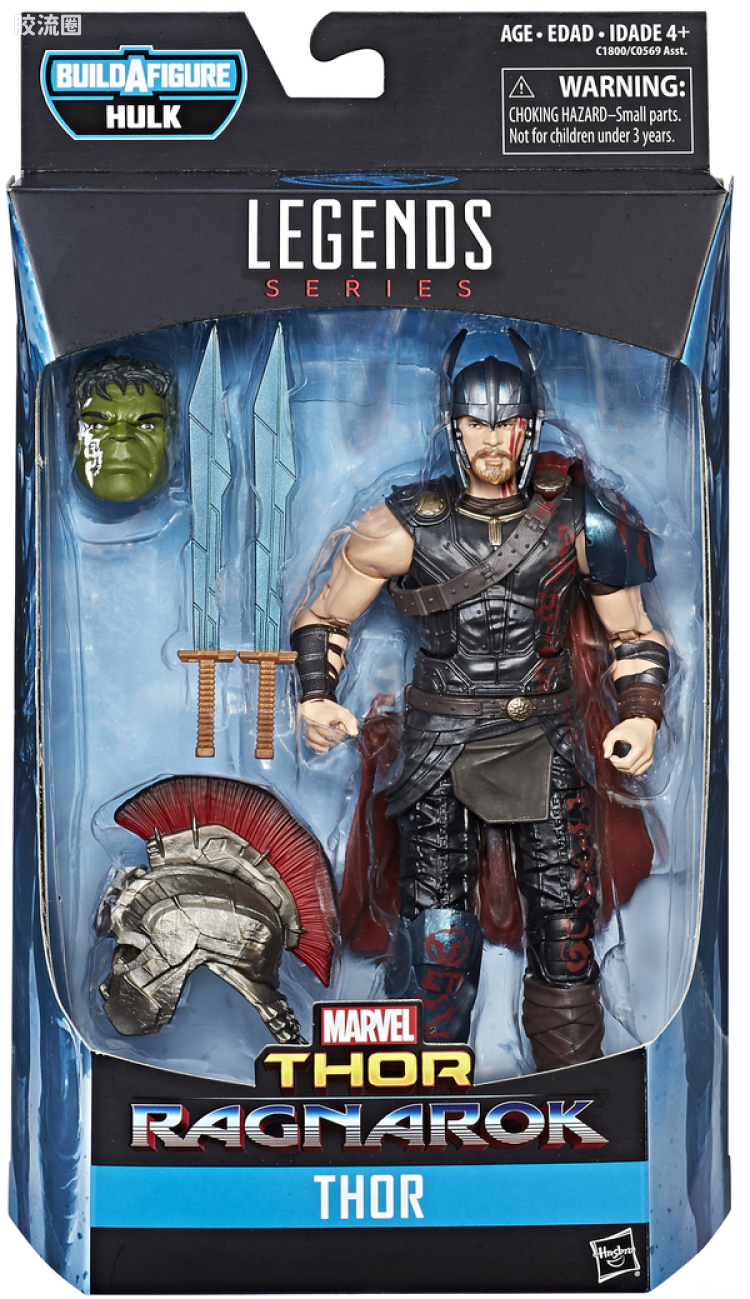 Marvel Legends/漫威传奇 可动人偶系列 角斗士绿巨人系列 电影 雷神3 角斗士托尔