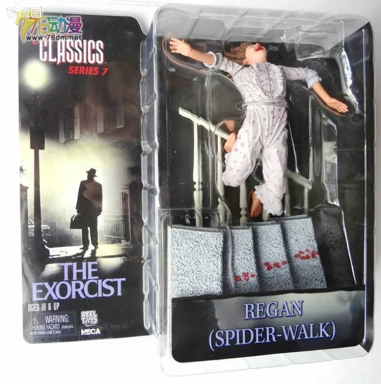 NECA 7寸可动人形系列 Cult Classics/崇拜经典系列 电影 驱魔人 丽根(蜘蛛步) 第7代