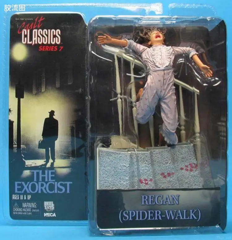NECA 7寸可动人形系列 Cult Classics/崇拜经典系列 电影 驱魔人 丽根(血腥蜘蛛步) 第7代