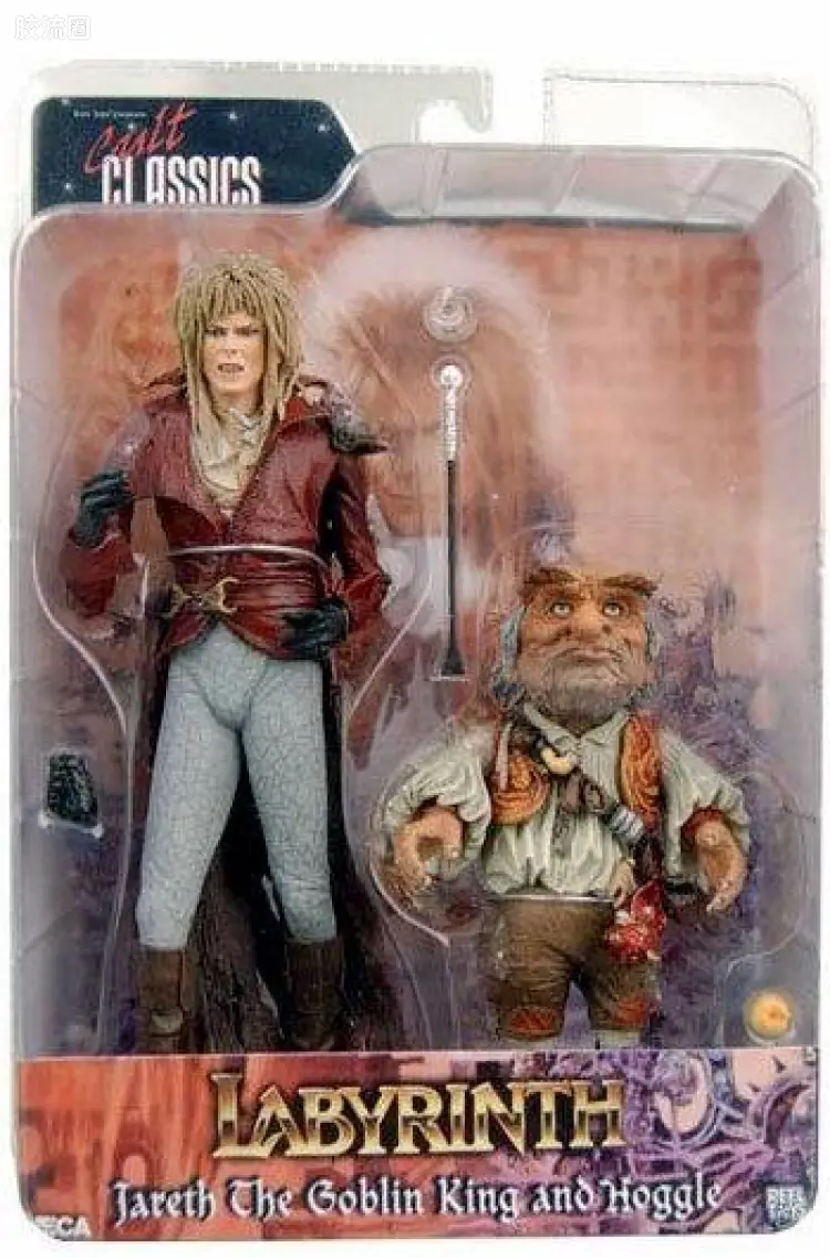 NECA 7寸可动人形系列 双人装系列 电影 魔幻迷宫 杰西与Hoggle