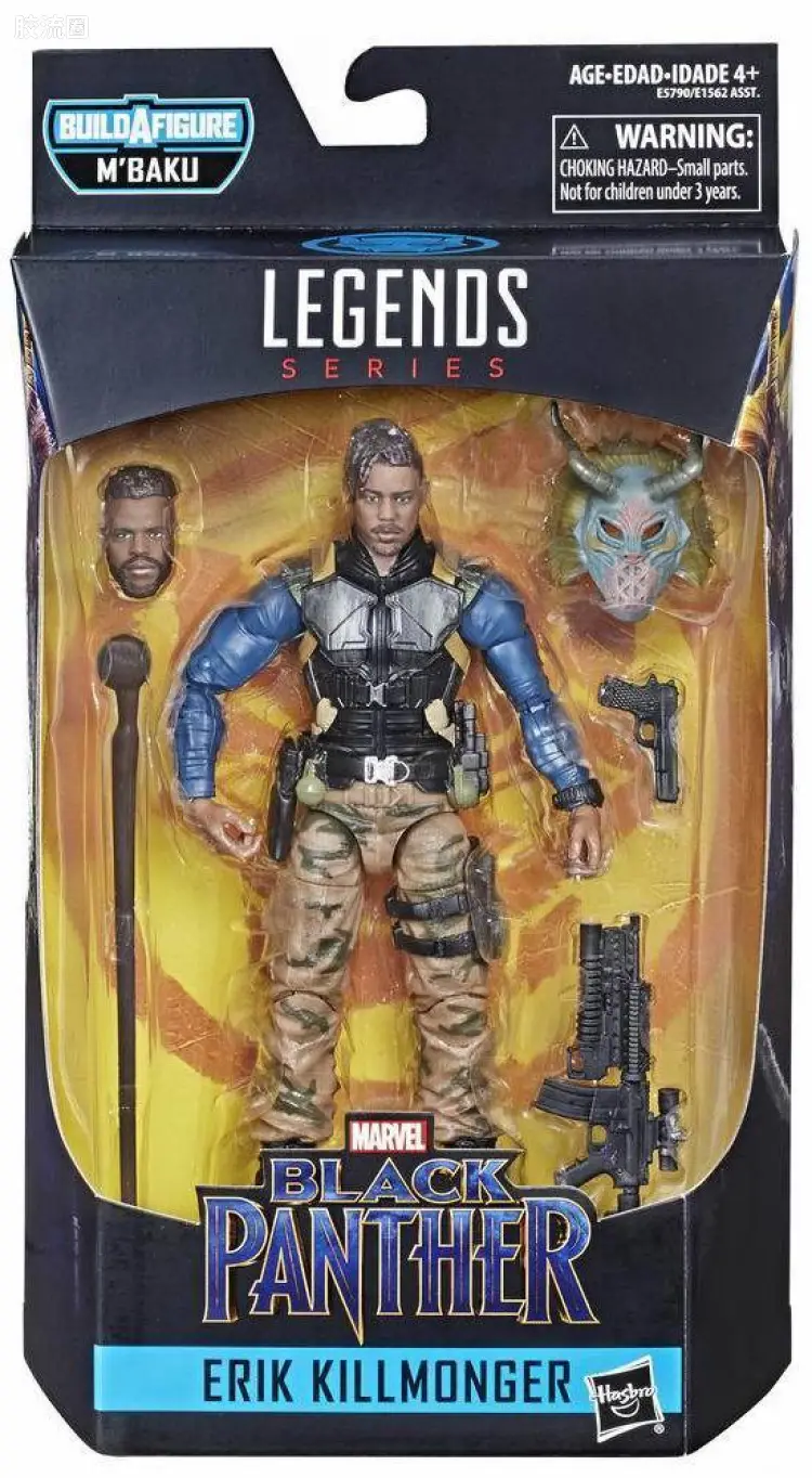 Marvel Legends/漫威传奇 可动人偶系列 黑豹 姆巴库(人猿) 电影 黑豹 基尔蒙格
