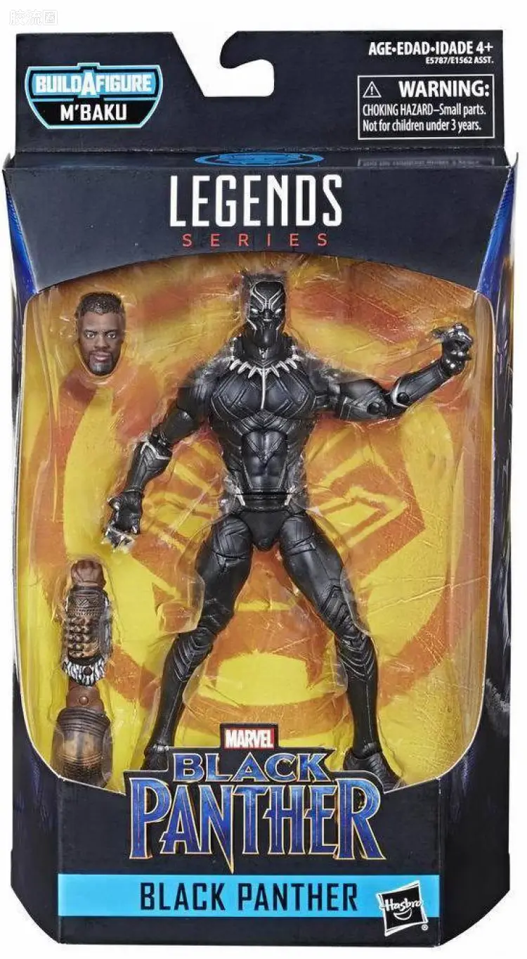 Marvel Legends/漫威传奇 可动人偶系列 黑豹 姆巴库(人猿) 电影 黑豹 黑豹