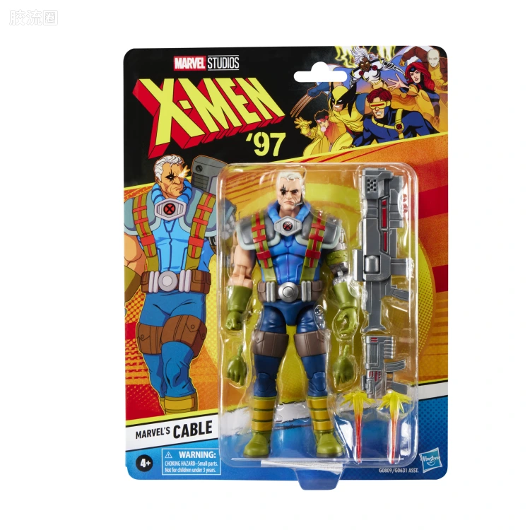Marvel Legends/漫威传奇 可动人偶系列 X-战警97 动画 复古挂卡系列 电索