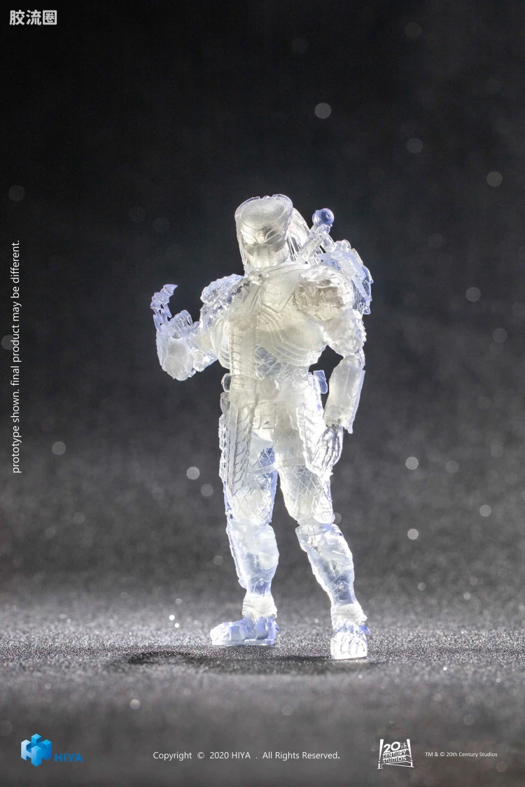 Hiya Toys/海雅 异形大战铁血战士 疤面铁血战士(隐形版) 