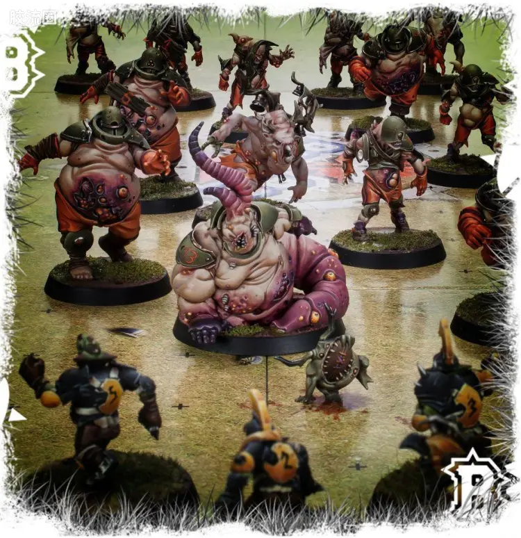 血碗橄榄球 Blood Bowl 普通版 瘟疫 腐烂士兵