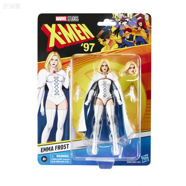 Marvel Legends/漫威传奇 可动人偶系列 X-战警97 动画 复古挂卡系列 白皇后