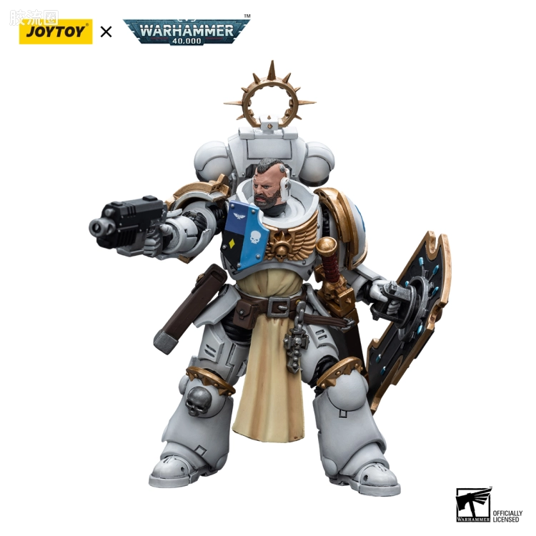JOYTOY x 战锤40K 其他星际战士战团 白色执政官 剑卫老兵