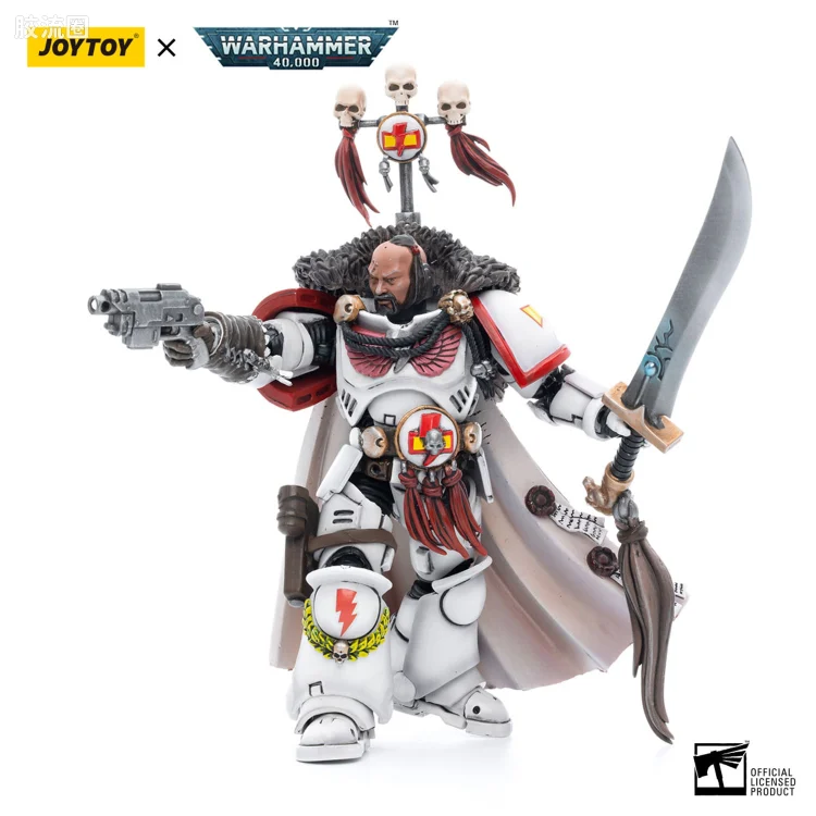 JOYTOY x 战锤40K null 白色疤痕连长 科萨罗可汗