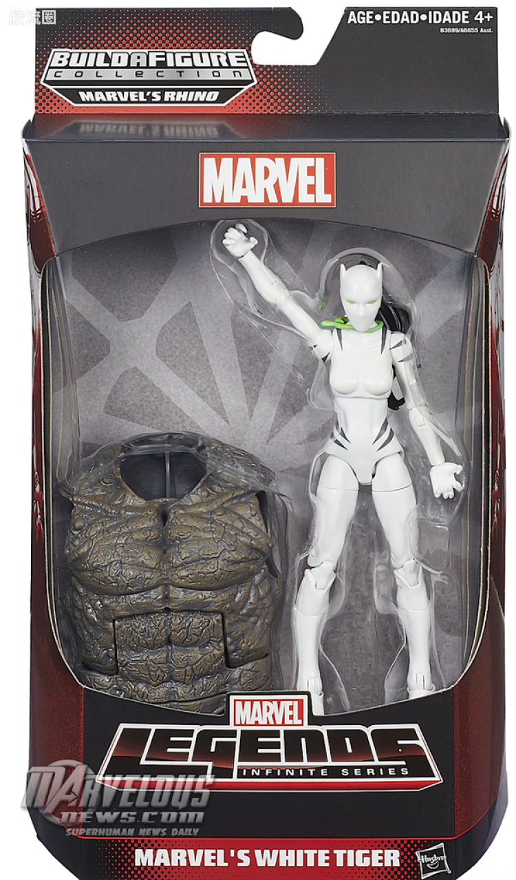 Marvel Legends/漫威传奇 可动人偶系列 犀牛人系列 白虎女