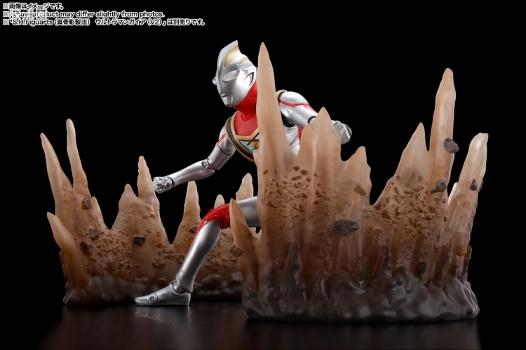 SHF 真骨雕奥特曼系列 盖亚奥特曼(V2)特效部件 - 图片