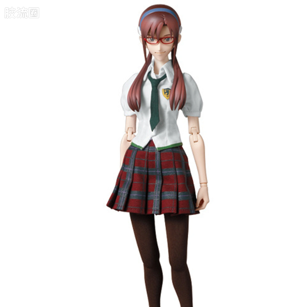 RAH12寸真人皮偶系列玩具 新世纪福音战士 真希波 制服版