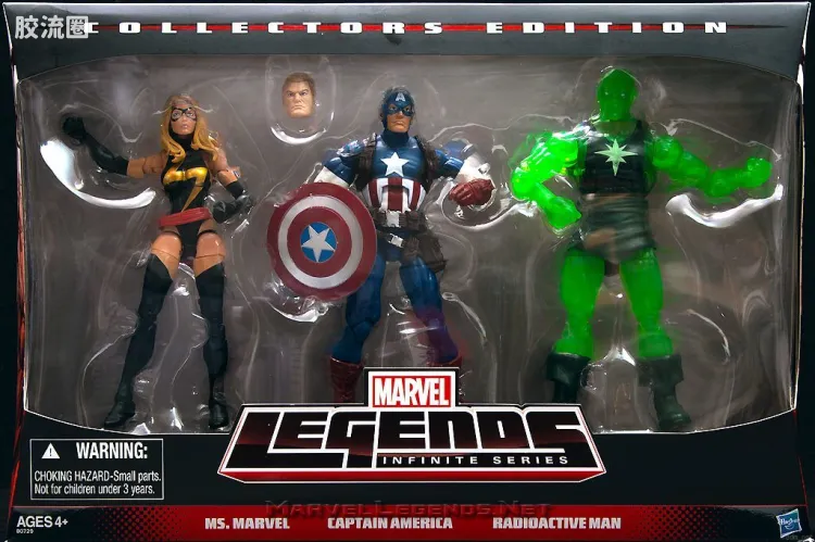 Marvel Legends 礼盒版 无限3人盒装 神奇女士