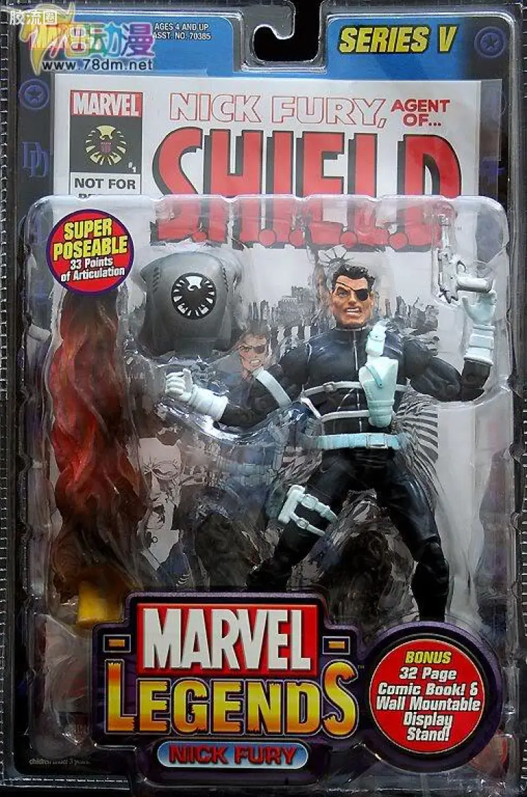 Marvel Legends/漫威传奇 可动人偶系列 第5代 神盾局长尼克弗瑞