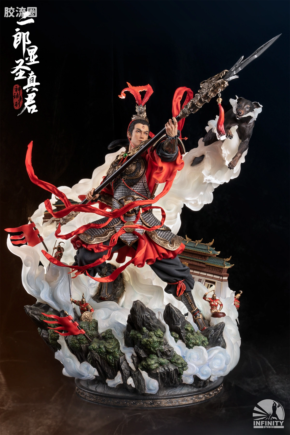 开天工作室 日系手办&雕像系列 神话系列 开天工作室神话系列手办摆件艺术雕像二郎神显圣真君杨戬 - 图片