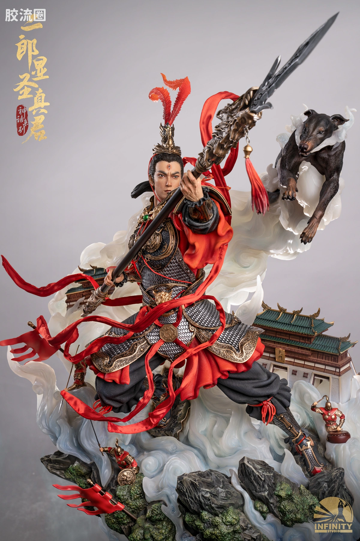 开天工作室 日系手办&雕像系列 神话系列 开天工作室神话系列手办摆件艺术雕像二郎神显圣真君杨戬 - 图片