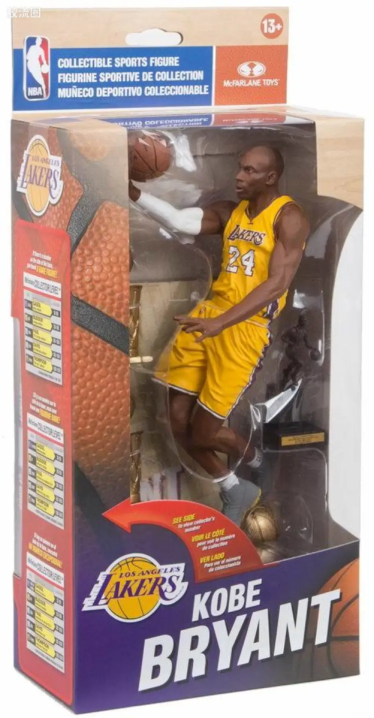 麦克法兰NBA篮球系列玩具 特别版 科比·布莱恩特 豪华盒装
