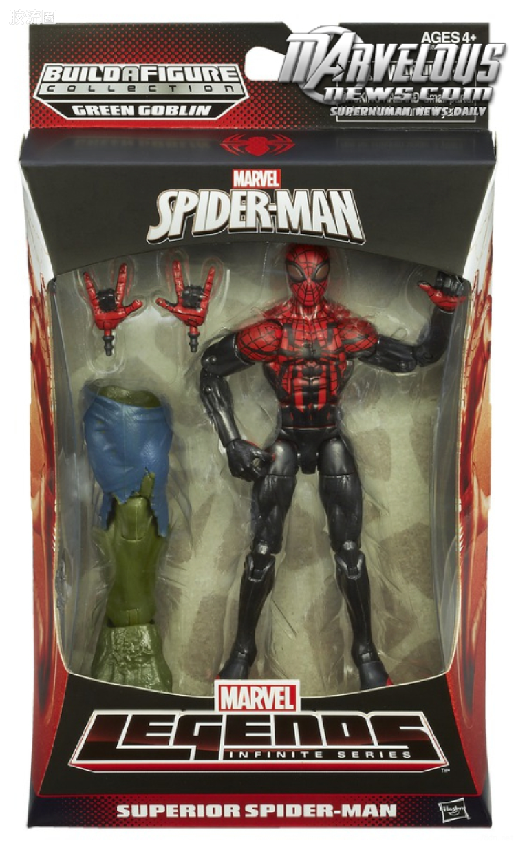 Marvel Legends/漫威传奇 可动人偶系列 终极绿魔系列 究极蜘蛛侠