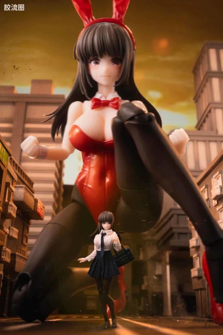 蜗之壳 综合手办 1/12可动成品系列 JK-01 兔女郎 丽娜Rena - 图片