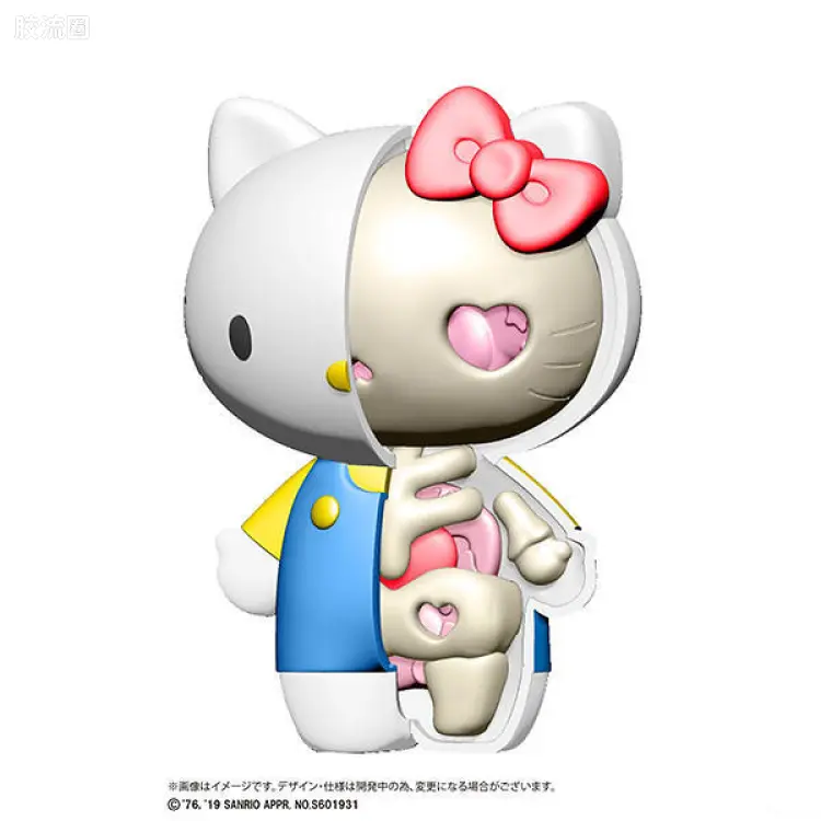 Mega House扭蛋盒蛋食玩系列 综合 立体拼图 Hello Kitty＆美乐蒂