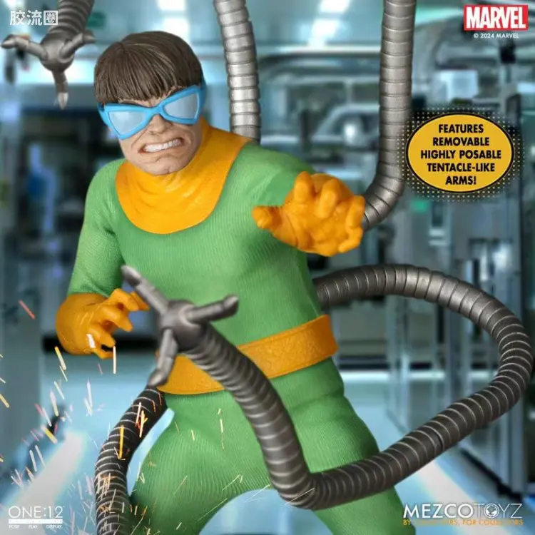 Mezco one-12系列 1/12 Marvel集体系列 章鱼博士—经典造型