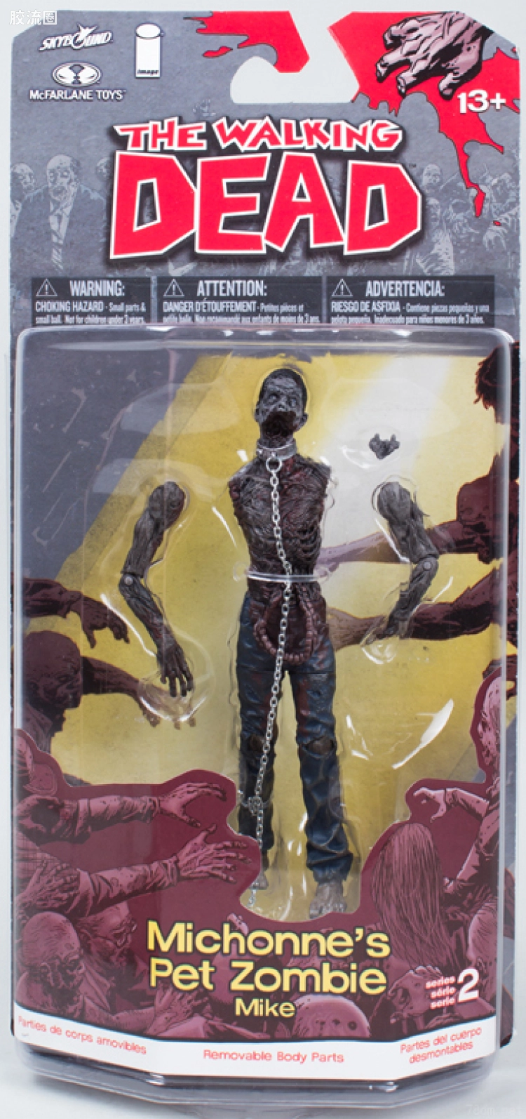 麦克法兰漫画系列 行尸走肉 第2代 MICHONNE'S PET ZOMBIE MIKE