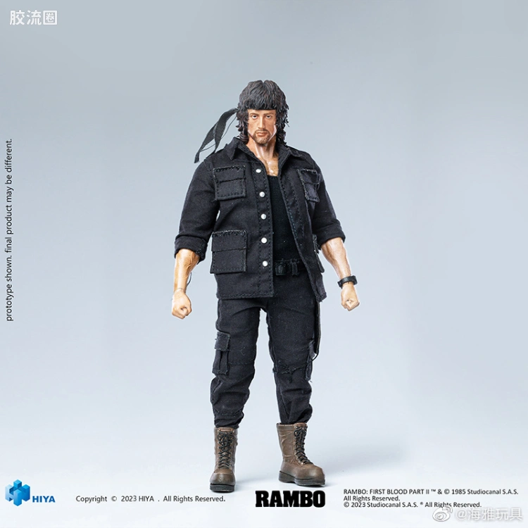 Hiya Toys/海雅 1/12 第一滴血系列 第一滴血2 兰博