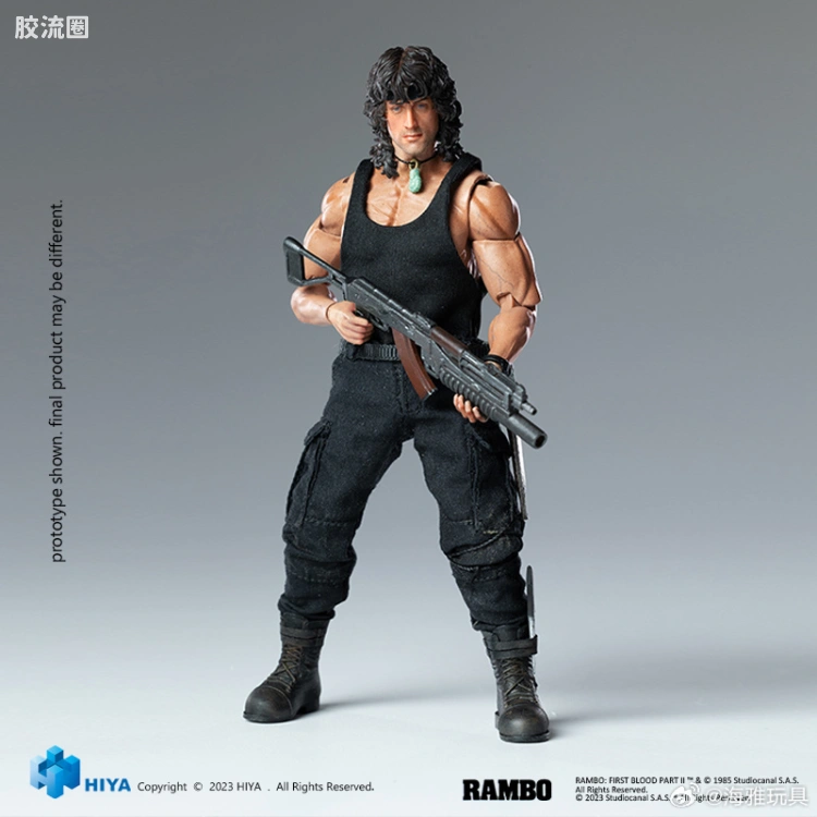 Hiya Toys/海雅 1/12 第一滴血系列 第一滴血3 兰博