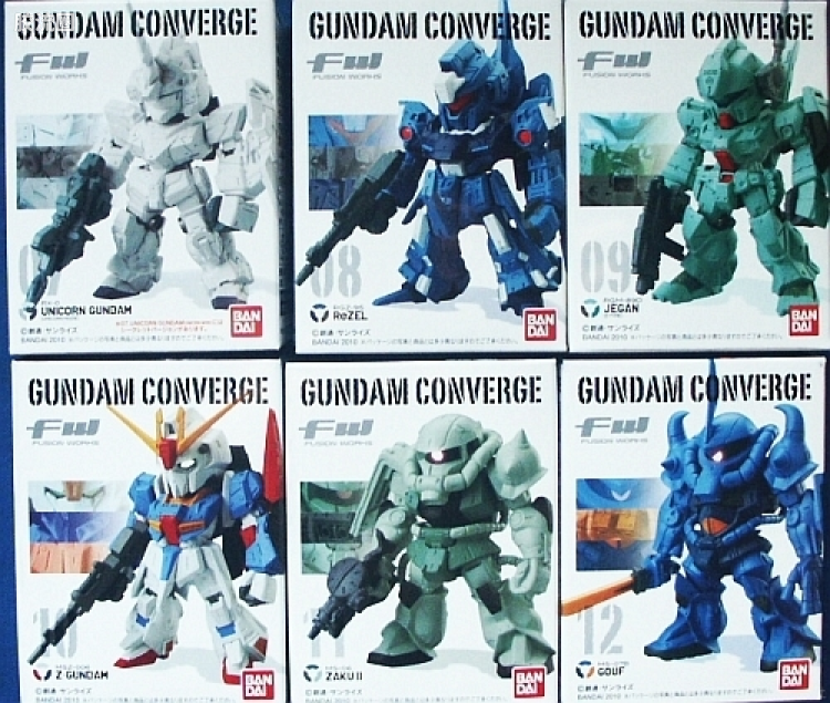 新FW系列食玩 GUNDAM CONVERGE 第二弹