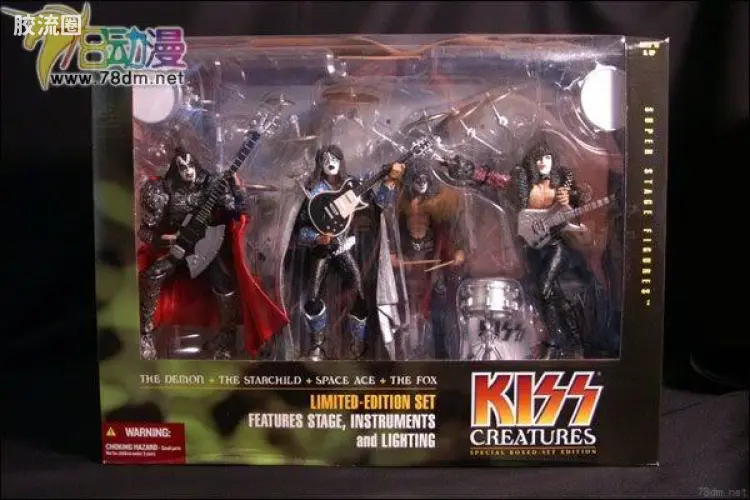 麦克法兰音乐系列 KISS乐队 第五代 KISS CREATURES 豪华盒装版