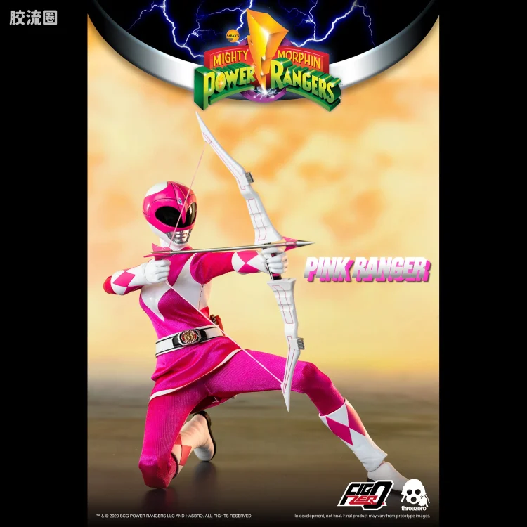 threezero特摄 1/6 恐龙战队 FigZero系列 粉红战士