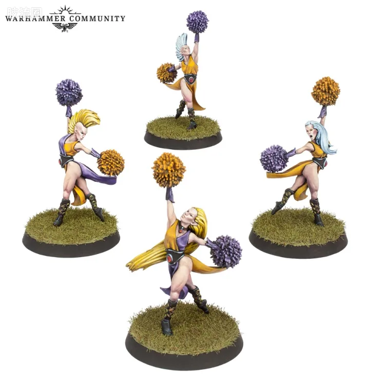 血碗橄榄球 Blood Bowl 2016版 精灵啦啦队 艾尔夫海姆雌鹰
