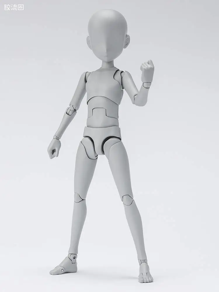 SHF 素体君&素体酱 素体君 -杉森建-版 DX套装(灰色Ver.)