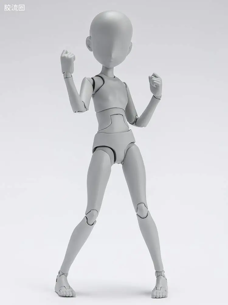 SHF 素体君&素体酱 素体酱 -杉森建-版 DX套装(灰色Ver.)