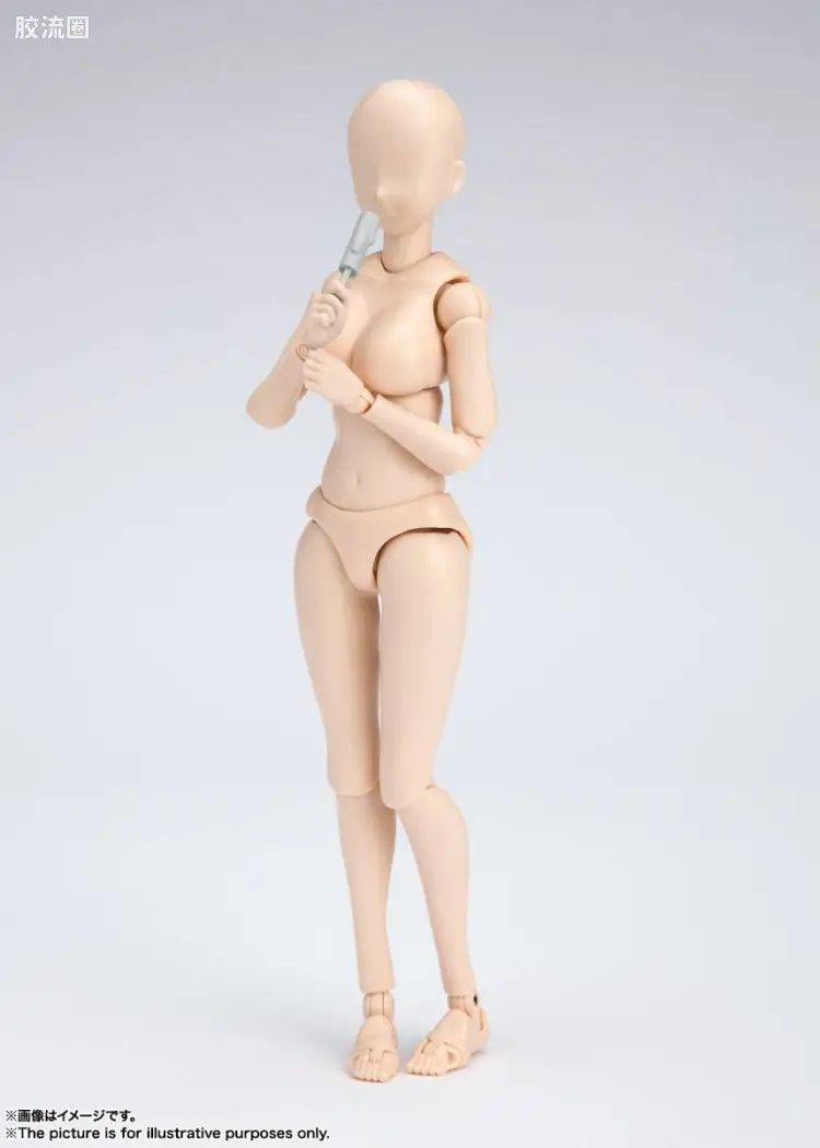 SHF 素体君&素体酱 素体酱 -矢吹健太朗- 版 DX套装(淡橙色Ver.)