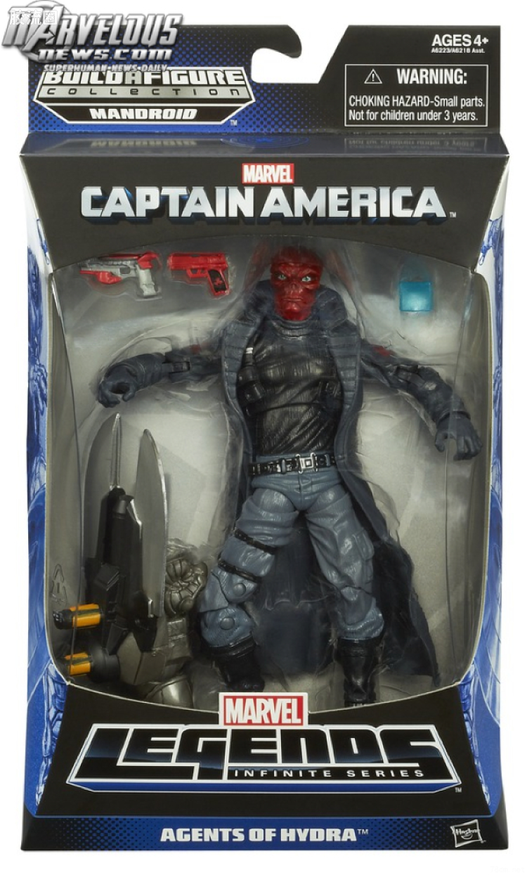 Marvel Legends/漫威传奇 可动人偶系列 Mandroid系列 红骷髅 