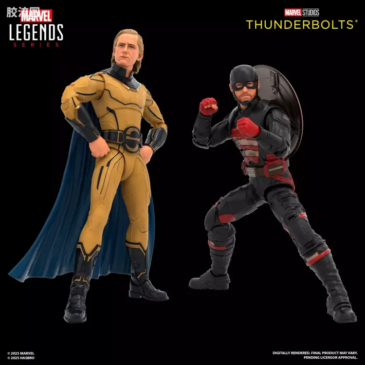Marvel Legends/漫威传奇 可动人偶系列 雷霆特攻队* 电影系列 约翰·F·沃克&哨兵 双人套