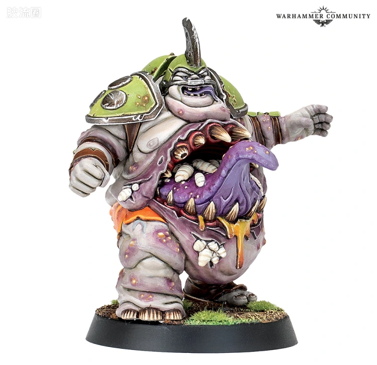 血碗橄榄球 Blood Bowl 2020版 纳垢明星球员 股腐勒·脓液巨口