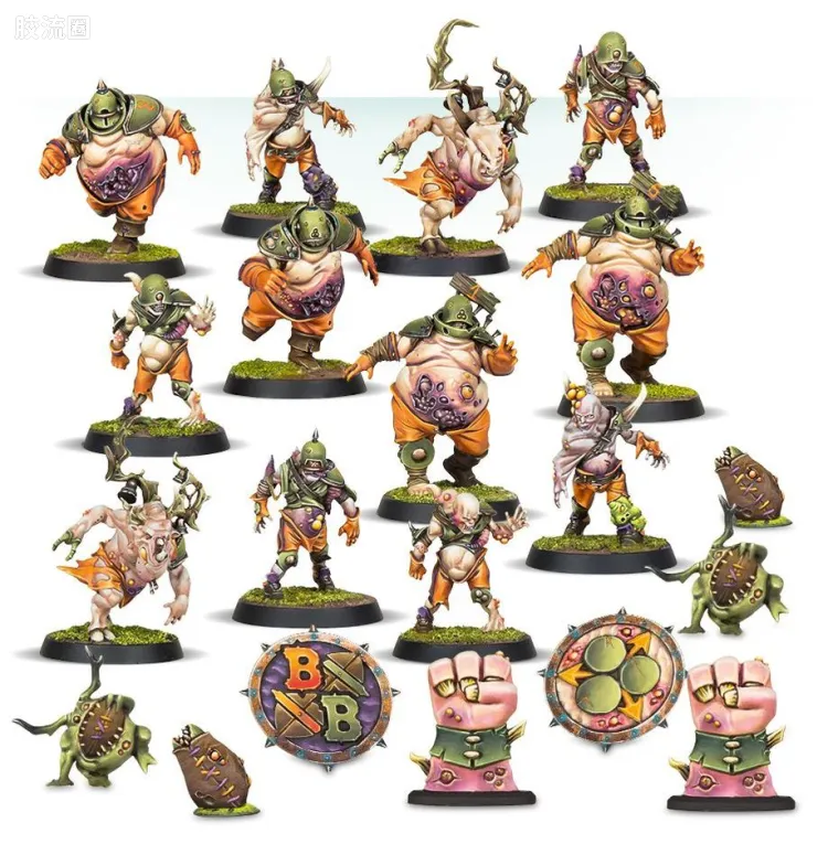 血碗橄榄球 Blood Bowl 2016版 纳垢球队 纳垢腐兵