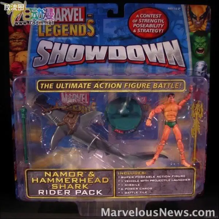 Marvel Legends Showdown Riders Booster 第2代 纳莫与鲨鱼艇