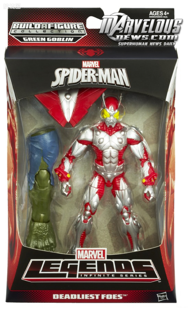 Marvel Legends/漫威传奇 可动人偶系列 终极绿魔系列 终极甲虫人